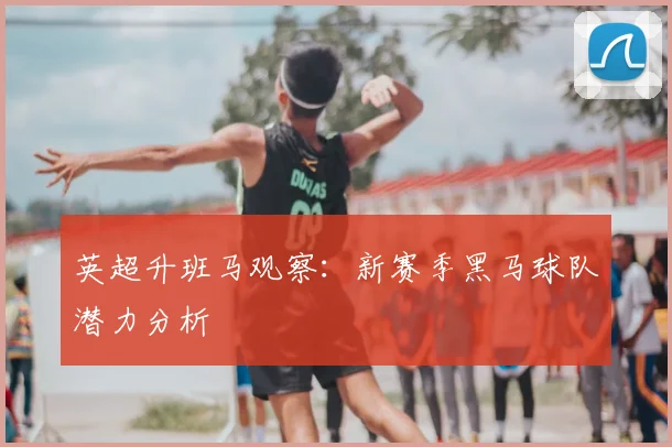 英超升班马观察：新赛季黑马球队潜力分析